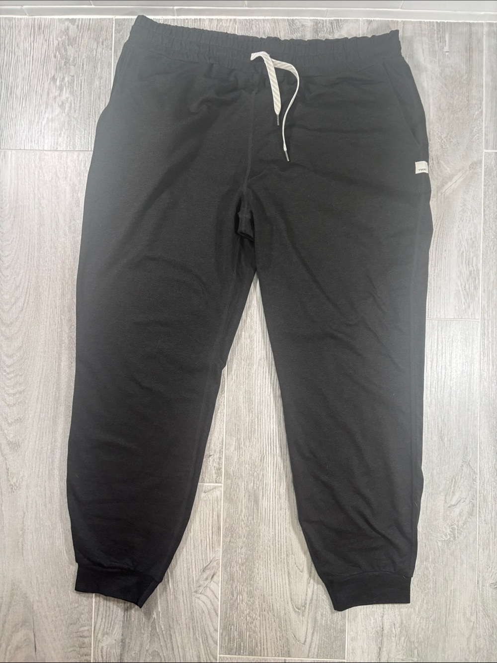 Vuori Performance Jogger Black Charcoal Drawstring Sweatpants XL